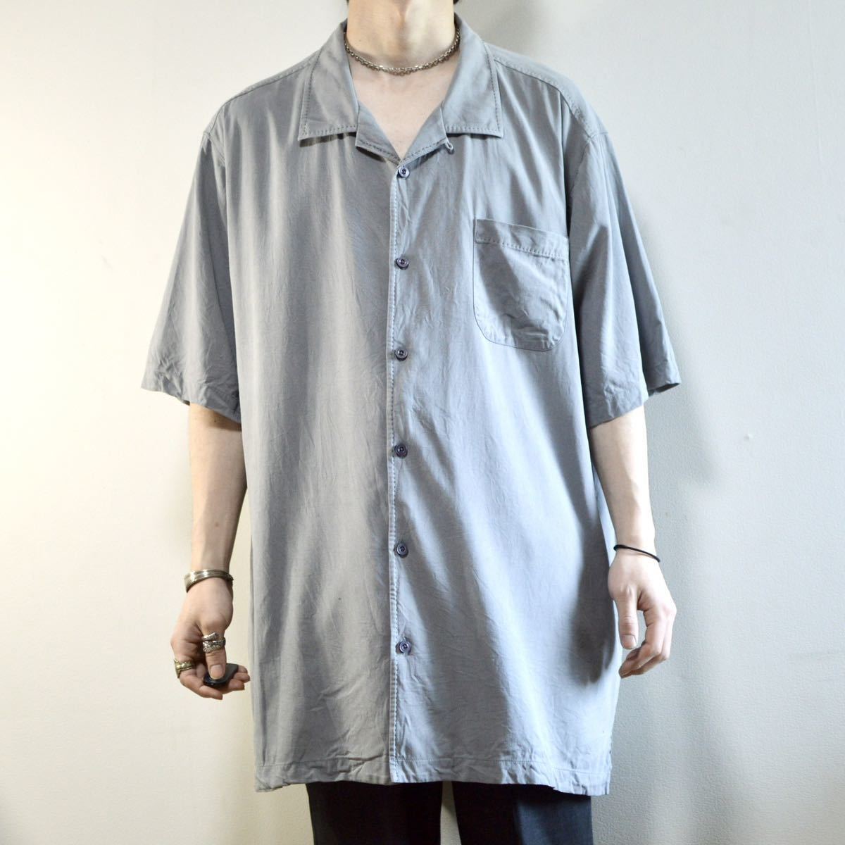 古着 オーバーサイズ tommy bahama シルクシャツ 半袖シャ | JChere