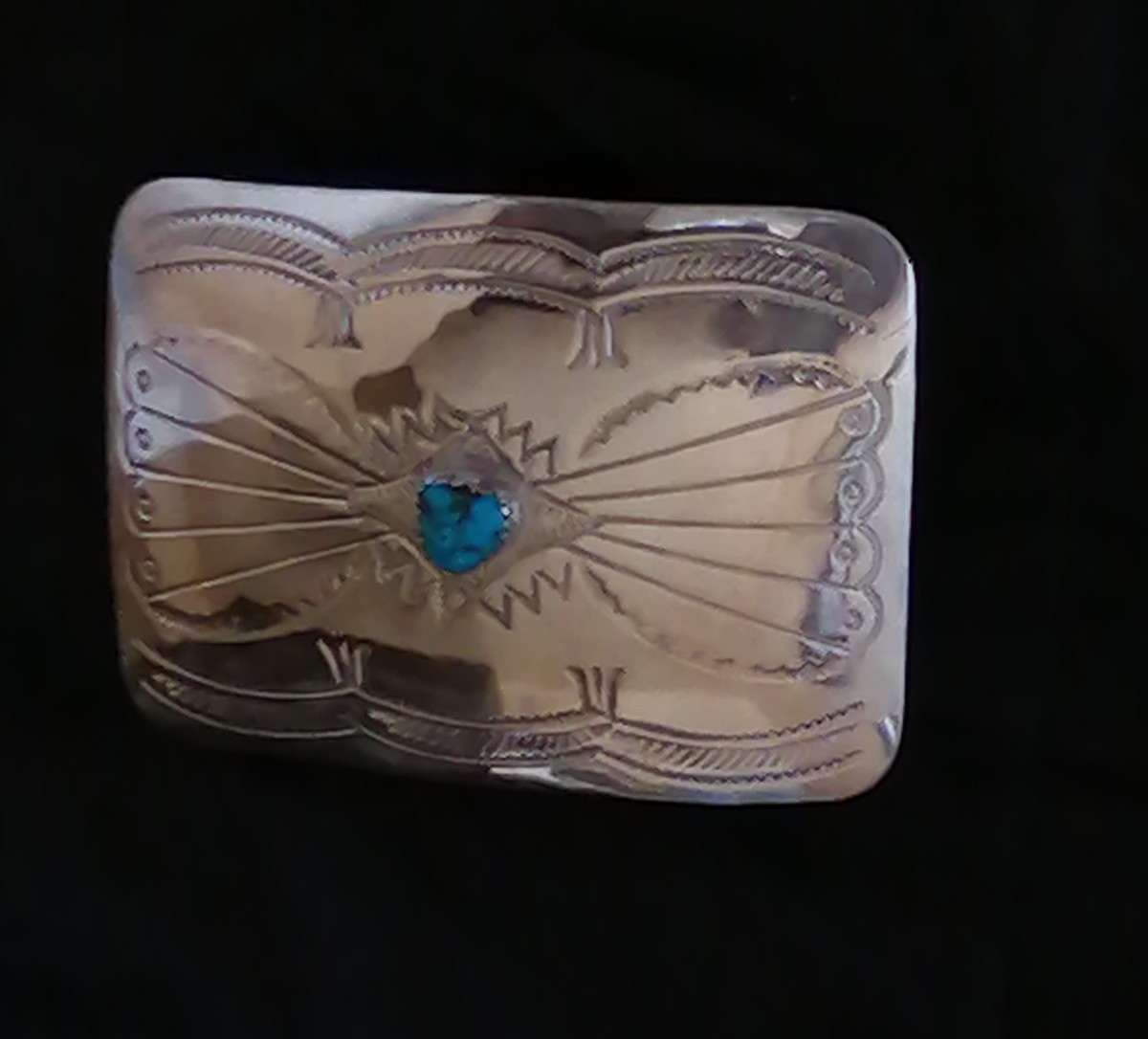  silver 925 buckle turquoise 