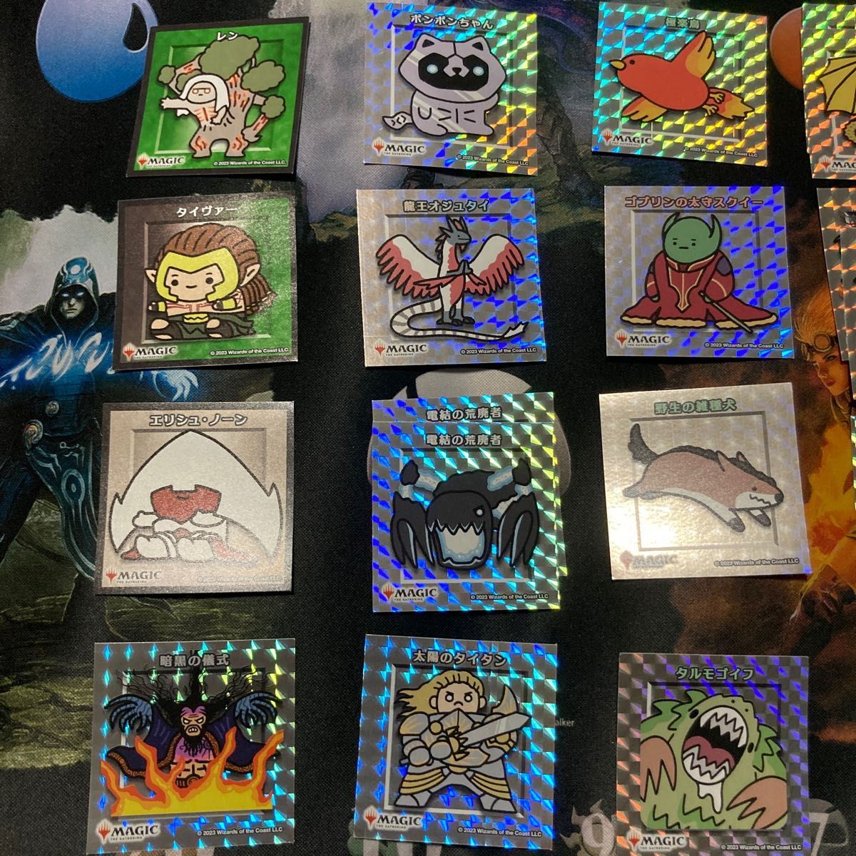 MTG ちびキャラシール 3枚1000円 他同時購入で100円引き ポンポンちゃん 極楽鳥 ほか