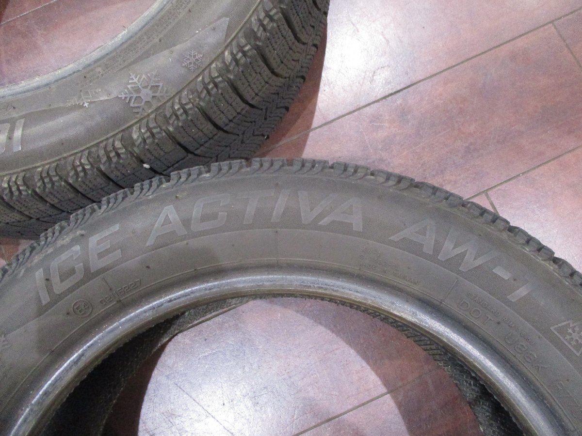 中古★ナンカン ICE ACTIVA AW-1 16インチ スタッドレスタイヤ 205/55R16 4本セット★約6分溝あり★アクセラ等_画像7