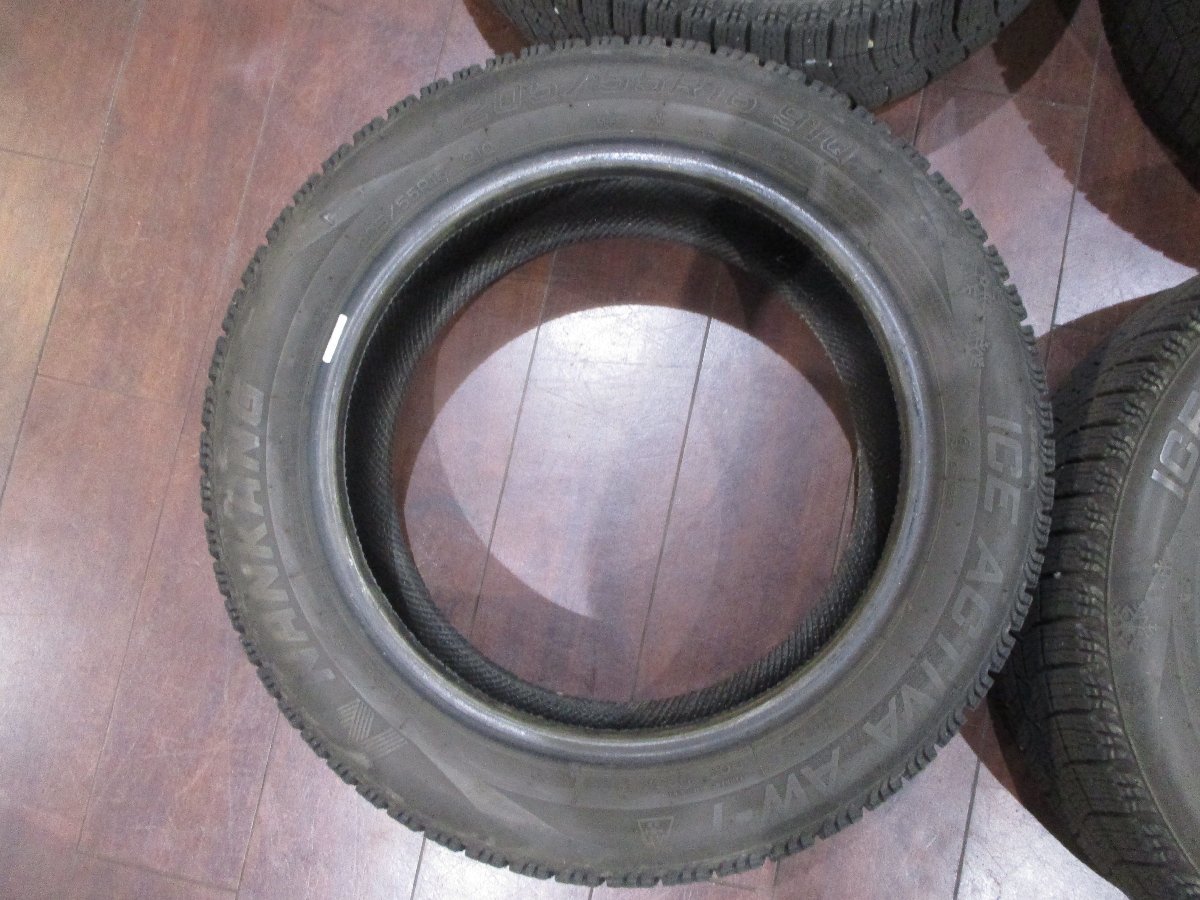 中古★ナンカン ICE ACTIVA AW-1 16インチ スタッドレスタイヤ 205/55R16 4本セット★約6分溝あり★アクセラ等_画像3