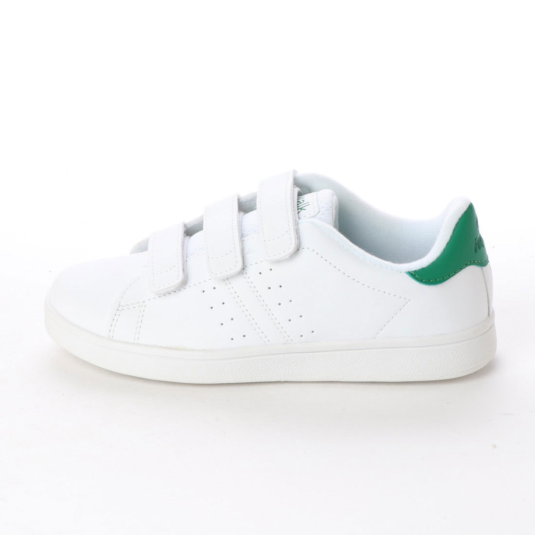  липучка обувь спортивные туфли cup стелька текстильная застёжка уличный белый зеленый белый зеленый 18559-wht-grn-245 ( 24.5cm )