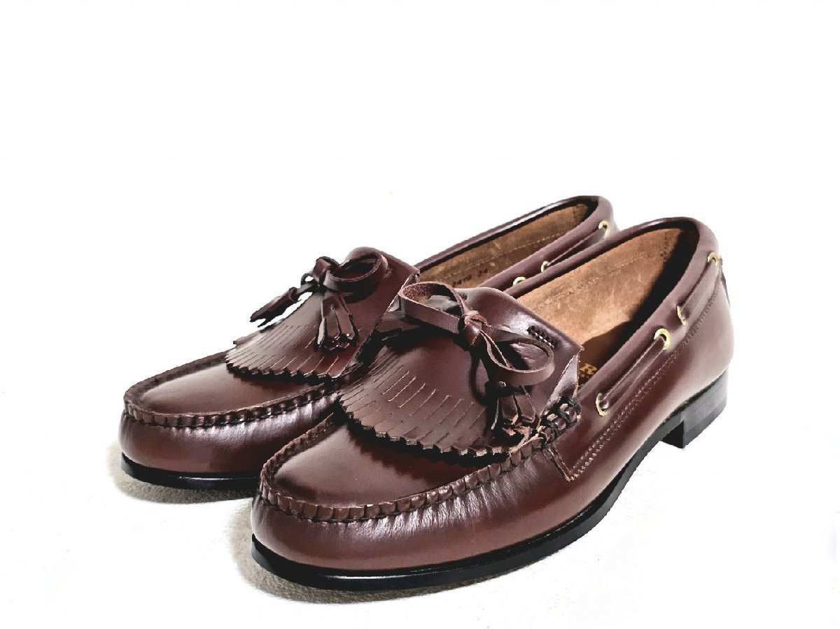 【未使用】 REGAL リーガル ローファー 24.0cm ブラウン 革靴 学生靴 通勤 普段使い レディース