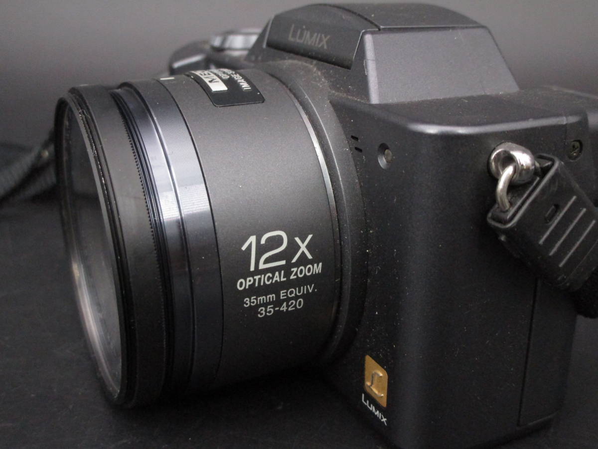 パナソニック Panasonic Lumix DMC-FZ1 ライカレンズ　12x Optical Zoom 　デジタルカメラ　電池が無いため動作未確認　送料710円（FF02_画像3