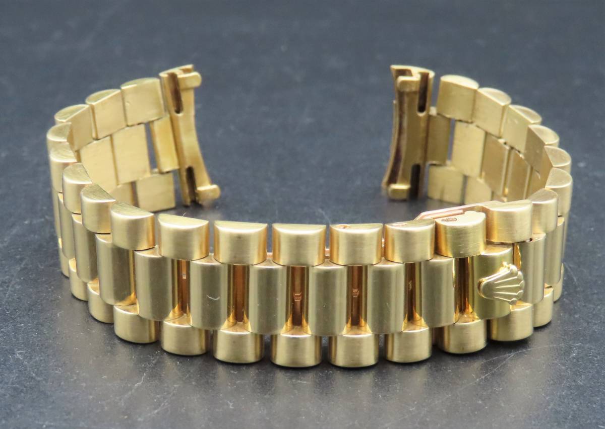 早割クーポン! ROLEX 1円 ロレックス 取付幅 FF55 8385 純正プレジデントブレス パーツ