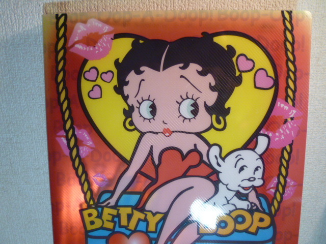 Betty Boop　A４サイズクリアポケットホルダー　20枚収納　美品・展示品_画像2