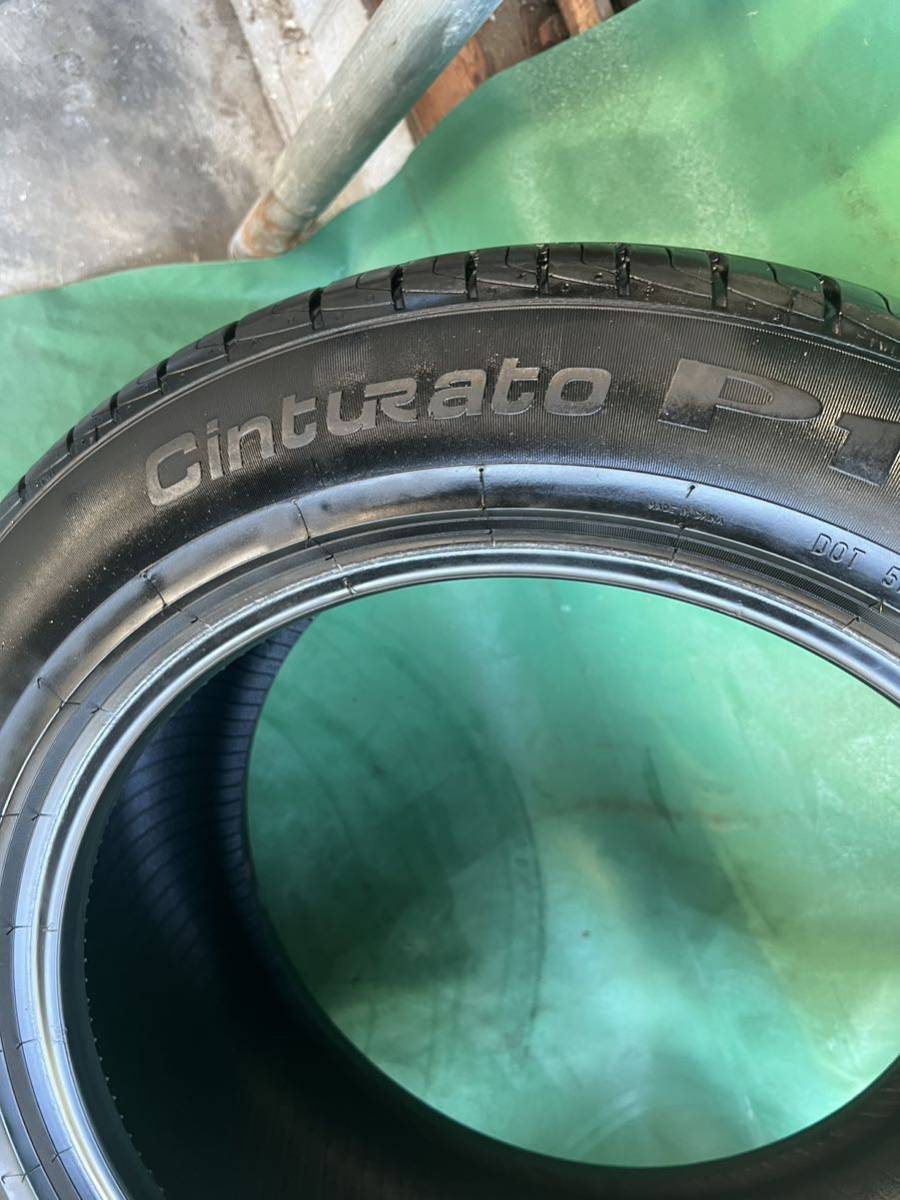 中古　夏タイヤ PIRELLI ピレリ　225/55R17 97Y 2本のみ　　バリ山　格安　送料無料　売り切り　新潟発_画像9