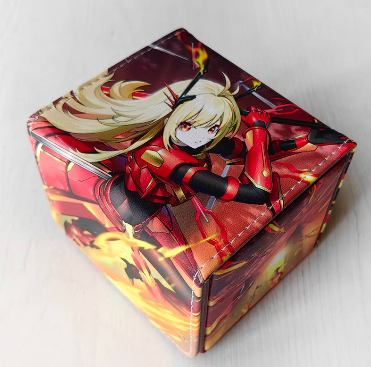 遊戯王 合皮製 デッキケース カードケース 閃刀姫-カガリ 遊戯王 合皮製 デッキケース カードケース 閃刀姫-カガリ