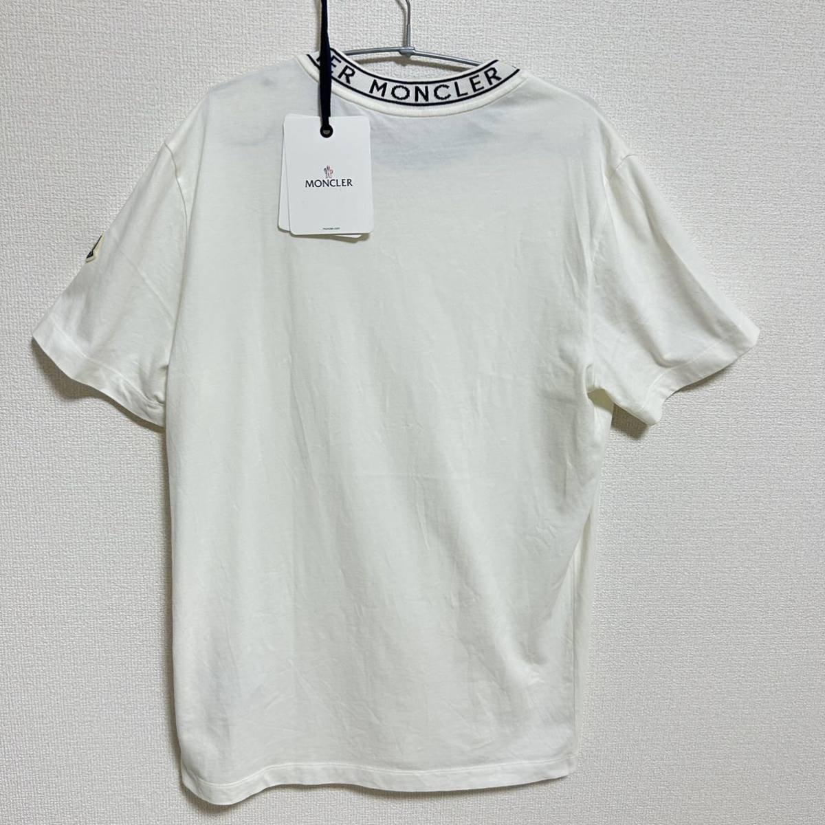 MONCLER モンクレール 襟レタリング Tシャツ M半袖Tシャツ|Yahoo