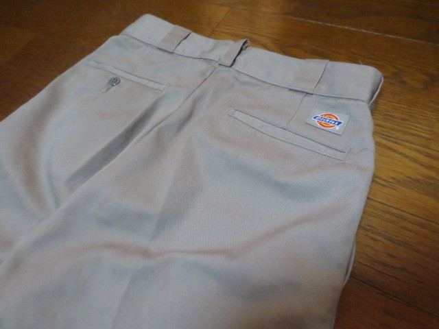 ９０’ｓ　Ｄｉｃｋｉｅｓ　８７４　ＭＡＤＥ　ＩＮ　ＵＳＡ　ディッキーズ８７４　ワークパンツ　Ｗ３０　薄グレー系　アメリカ製_画像4