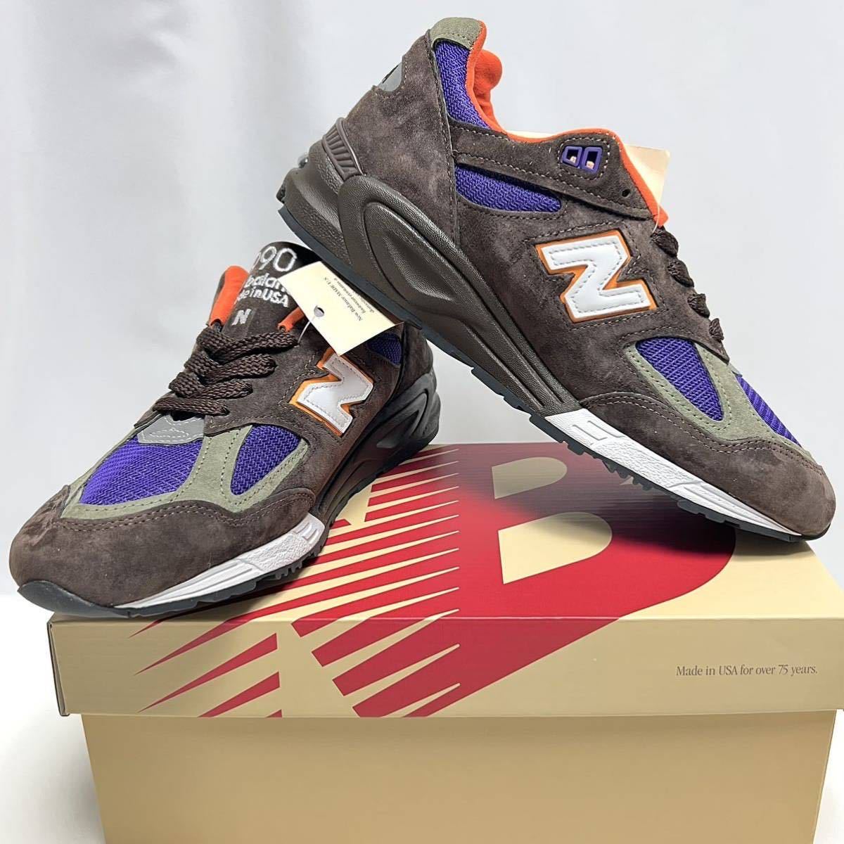 27cm 新品 ニューバランス M990 USA製 アメリカ製 NEWBALANCE ブラウン