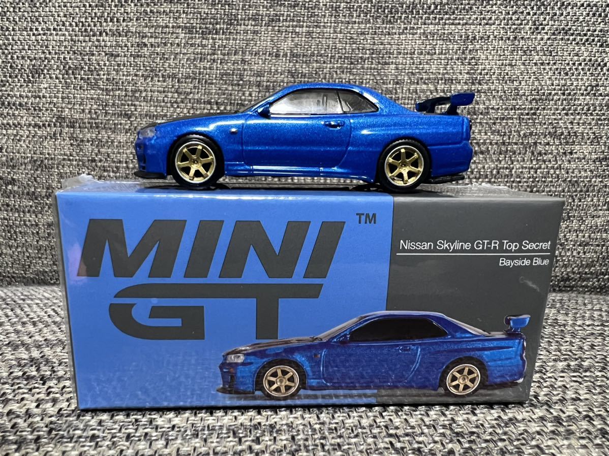 1/64 MINI GT 街道ハウス 日産 GT-R R34 会場限定-