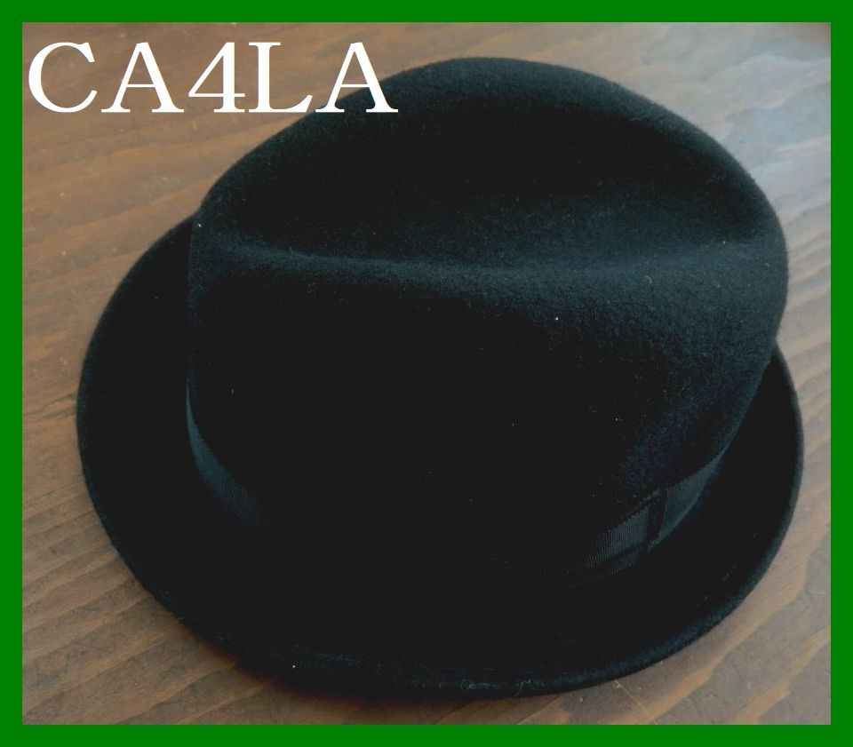 4999日元CA4LA卡西利亞Bohler帽子XL黑色 原文:4999円CA4LA カシラ ボーラーハット XL 黒