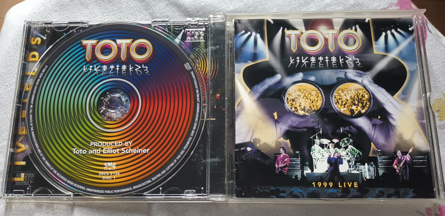 【TOTO】LIVEFIELDS 2枚組CD（CD EXTRA) ライヴフィールズ　サイモン・フィリップス 2CD 帯付き 1999 ライヴ音源_画像2