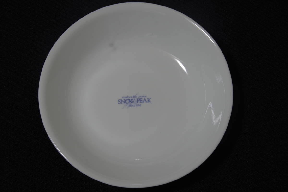  Snow Peak *ko направляющие CORELLE SNOW PEAK большой знак глубокий тарелка & средний миска комплект [ снят с производства * редкий!]* SNOW PEAK