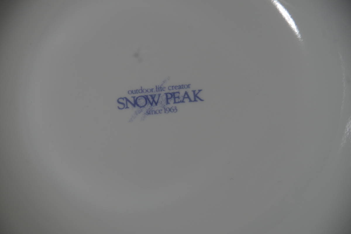  Snow Peak *ko направляющие CORELLE SNOW PEAK большой знак глубокий тарелка & средний миска комплект [ снят с производства * редкий!]* SNOW PEAK