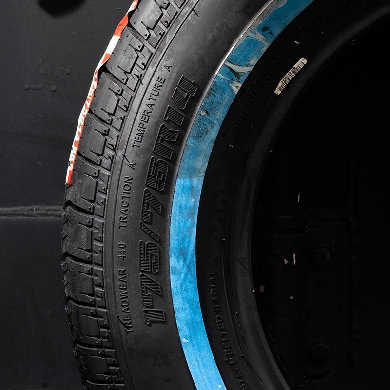 SALE ホワイトリボンタイヤ14インチ SURE TRAC 175/75R14　4本（シュアトラック）（ローライダー USDM インパラ タウンカー キャデ）_画像4