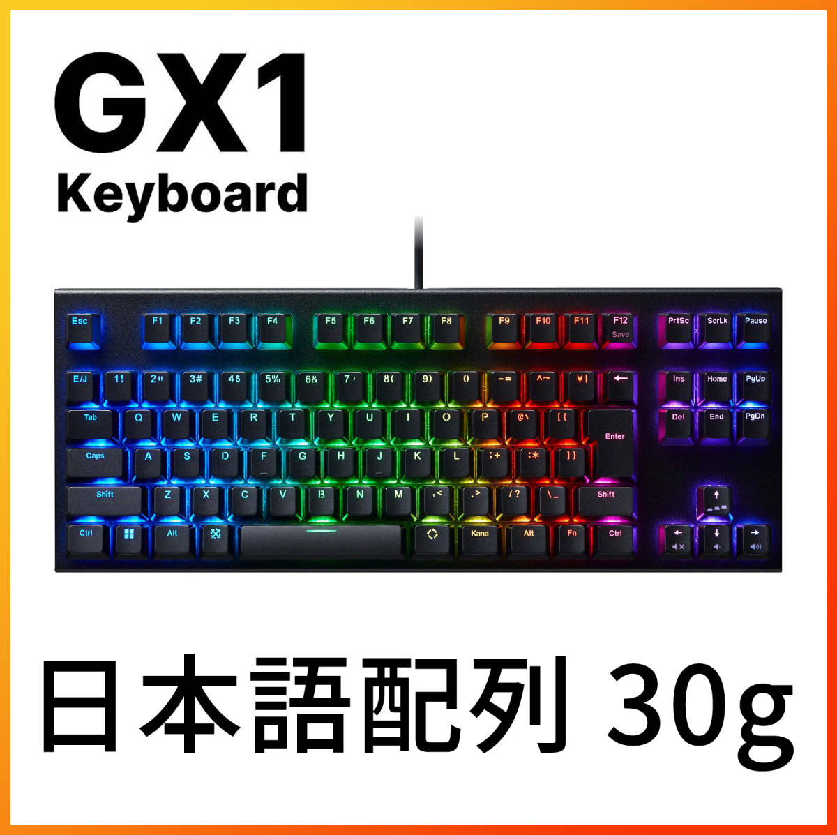 即納 新品 未開封 REALFORCE GX1 キーボード 30g 日本語配列 東プレ