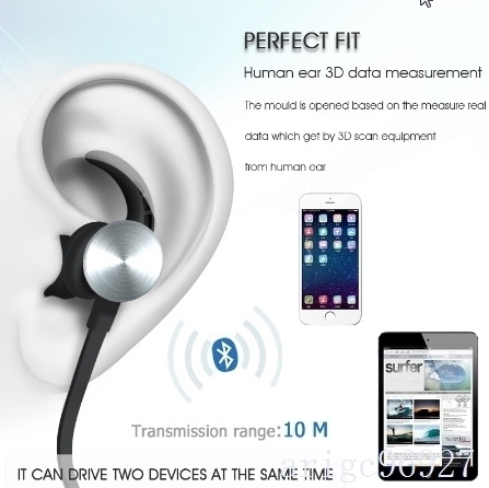 H630★ワイヤレスヘッドフォン Bluetooth ステレオ磁気 Bluetooth イヤホンと Auriculars 電話用マイク_画像6