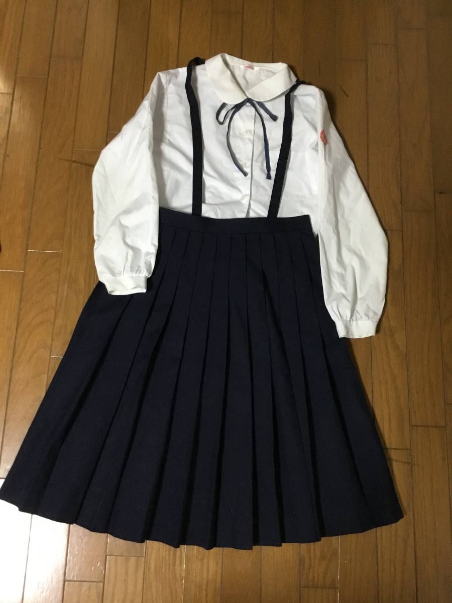 学生服　　女子　　160 トンボ　　制服　　5点セット　　プリーツ　　濃紺_画像3