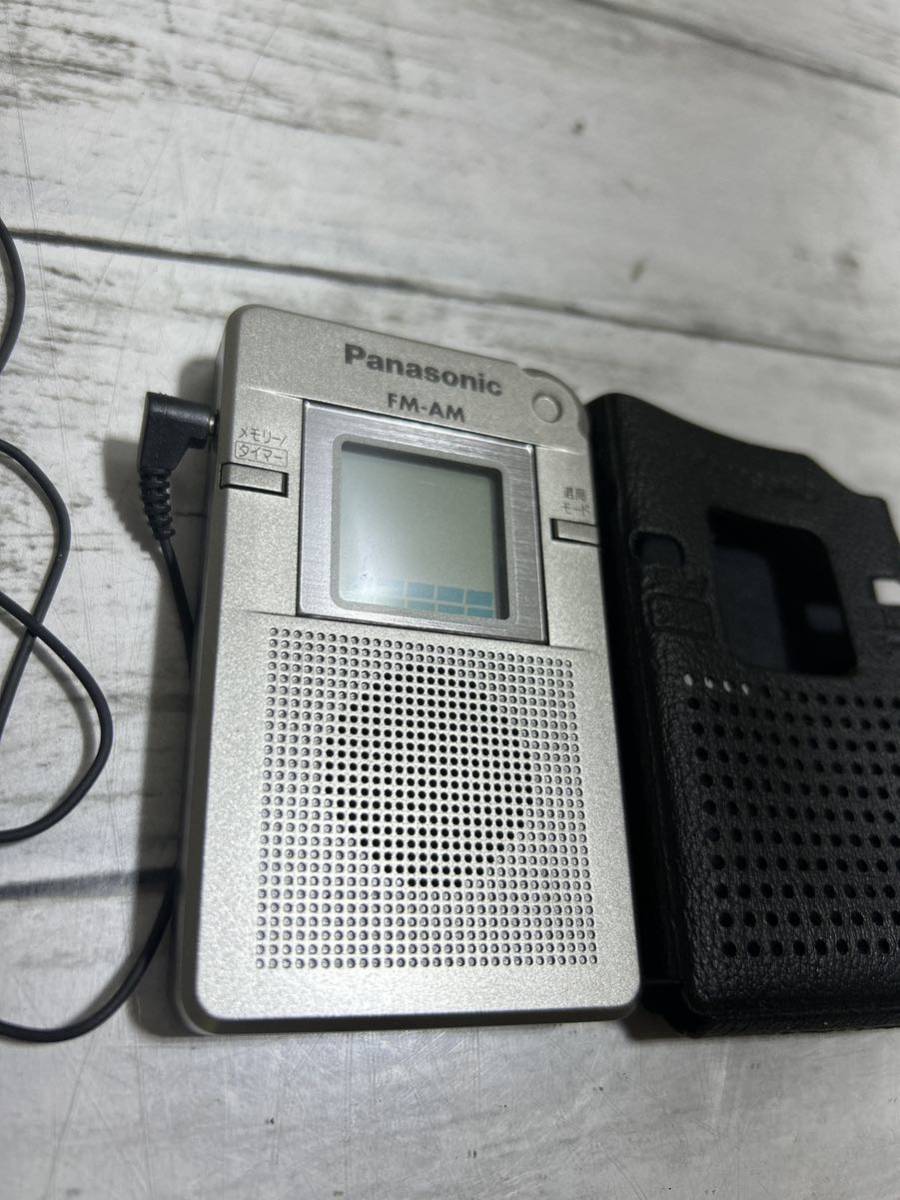 大量入荷 23A08-119N:パナソニック [Panasonic]　FM/AMポケットラジオ　名刺サイズ　RF-ND100 希少ビンテージ　生産終了品　作動OK アンティーク