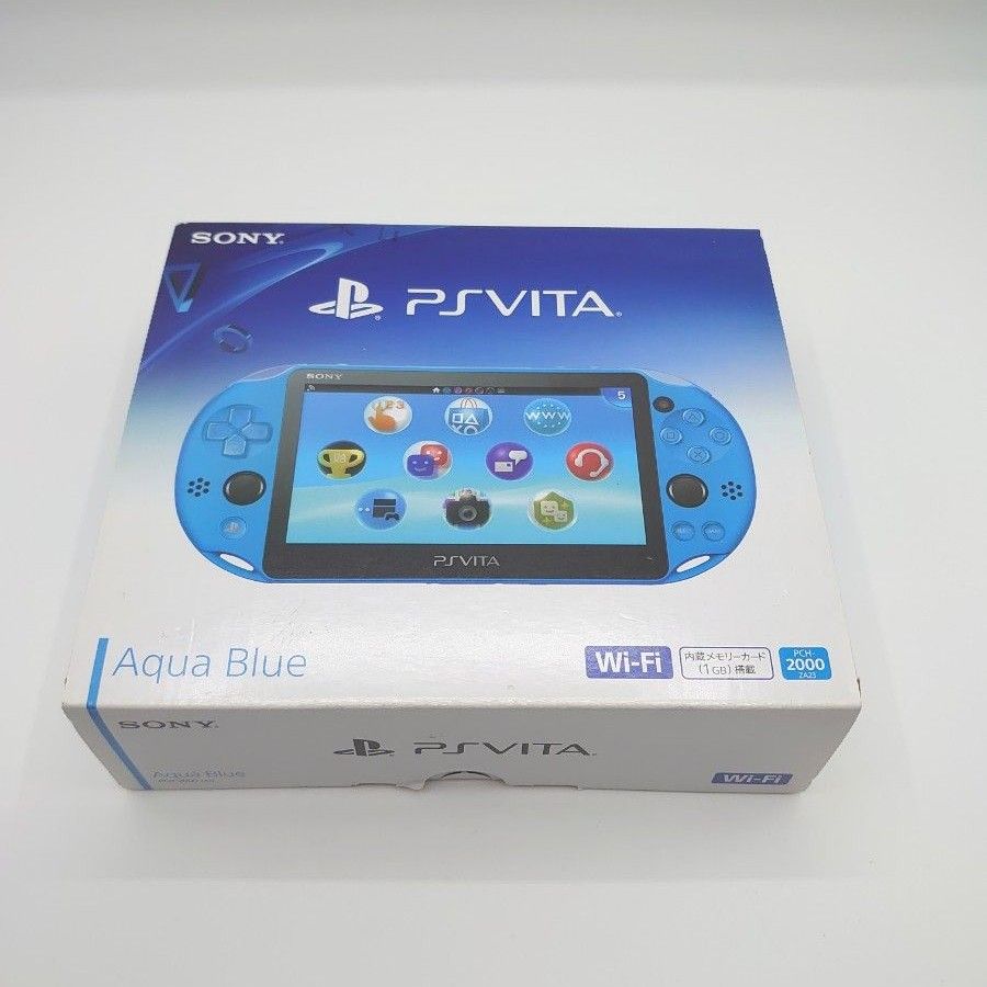 psvita 2000 アクアブルー 充電器 本体 sony PCH-2000-