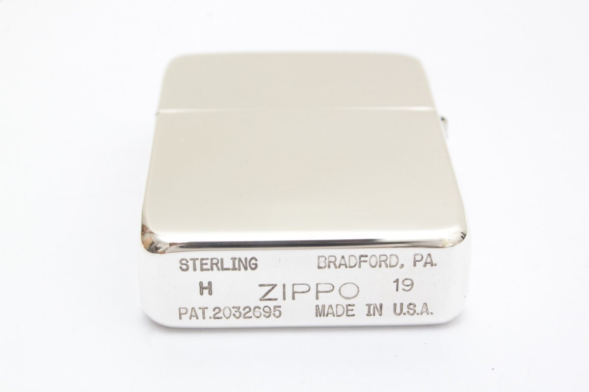 1S117☆ジッポ ライター ZIPPO☆ STERLING スターリングシルバー 1941レプリカ H19 美品 （ニューポーン）_画像5