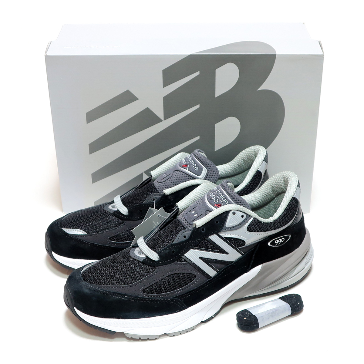 NEW BALANCE M990BK6 BLACK MADE IN USA M990V6 US11 29cm ( ニューバランス M990 V6 ブラック アメリカ製 黒 )_画像1