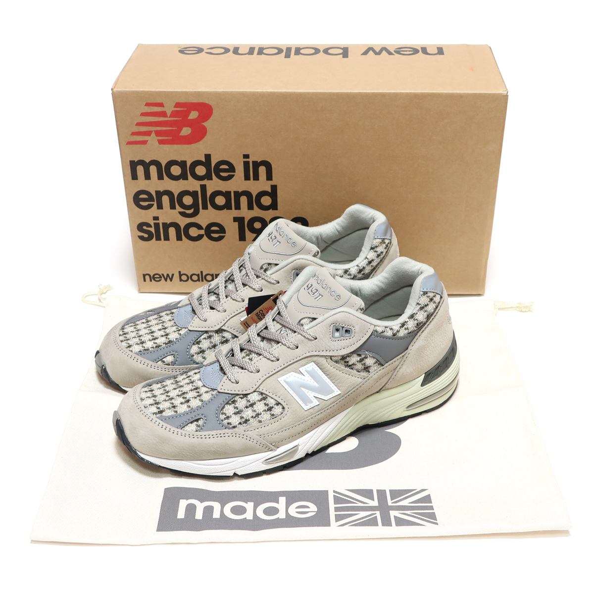 NEW BALANCE M991HT HARRIS TWEED MADE IN ENGLAND US9.5 27.5cm