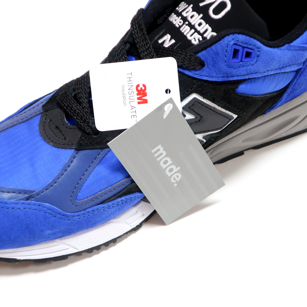 NEW BALANCE M990PL2 BLUE/BLACK MADE IN USA M990V2 US11.5 29.5cm ( ニューバランス M990 V2 ブルー/ブラック 青黒 アメリカ製 )_画像7