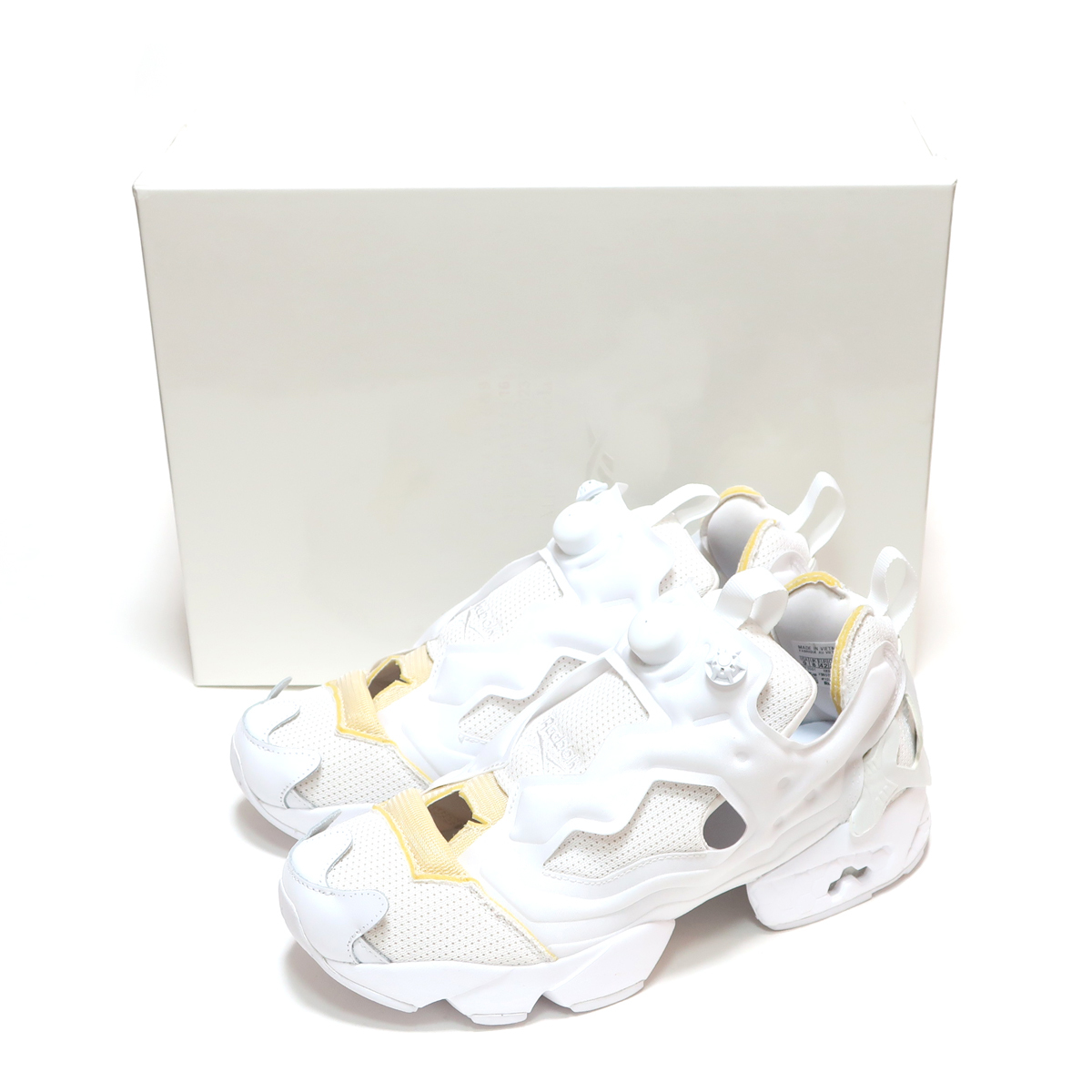 Maison Margiela x REEBOK INSTAPUMP FURY WHITE US9 27cm IF MEMORY OF メゾン マルジェラ x リーボック コラボ ポンプフューリー 白