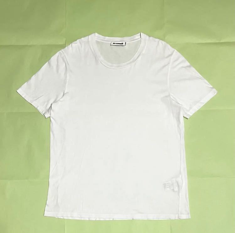【人気】JIL SANDER　ジルサンダー　クルーネックTシャツ　半袖Tシャツ　ユニセックス　ギリシャ製　無地　JSUO706020 MO247308_画像2