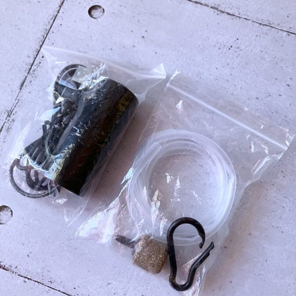 エアーポンプ 3個 エアポンプ 水槽 釣り アクアリウム USB ポータブル カラビナ エアーストーン エアーチューブ付き 酸素 エアレーション_画像9