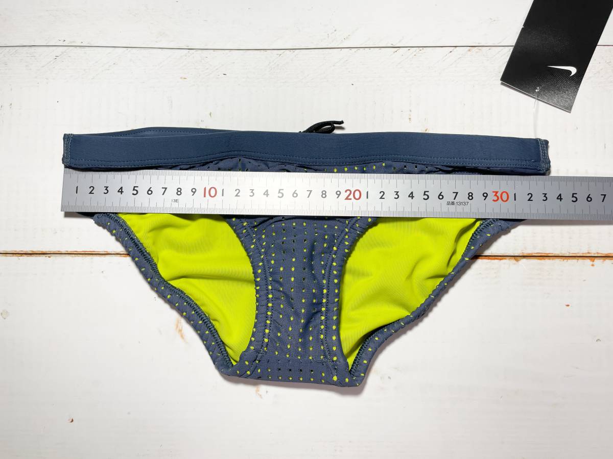 【即決】Nike ナイキ 女性用 ビーチバレー ビキニ ショーツ 水着 ブルマ Monsoon Blue 海外XS_画像5