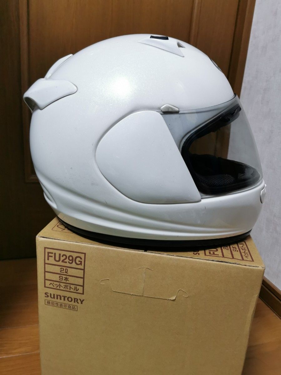Arai Quantum-J 61 62cm 2012年3月製造 セミスモークシールド Arai Quantum-J 61 62cm 2012年3月製造 セミスモークシールド