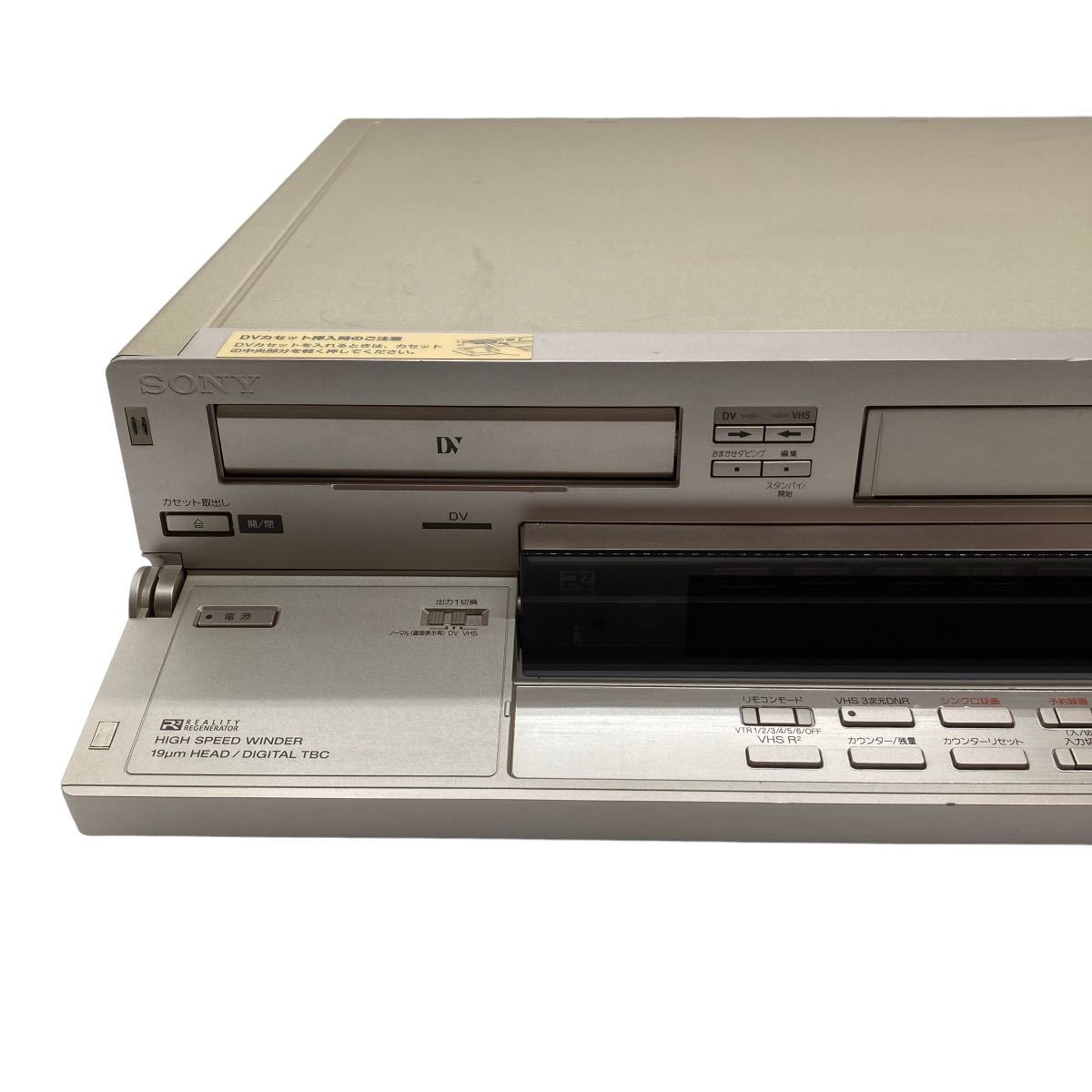 銘機】SONY ソニー WV-DR7 DV miniDV S-VHS Video cassette recorder