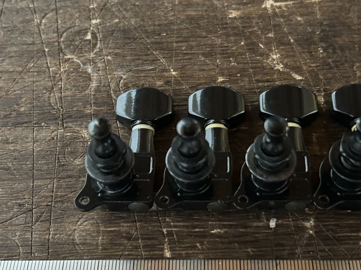 [GP]Fender Japan крыло * Japan ST62 из снят GOTOH печать ввод колок BLK 6 шт. комплект установка винт приложен элемент . отчетливо детали!