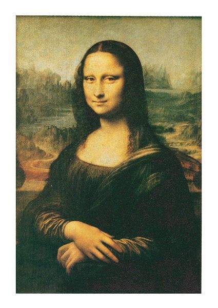 絵画 名画 複製画 額縁付(MJ108N-G) レオナルド・ダ・ヴィンチ 「モナ・リザ」 M10号 世界の名画シリーズ プリハードのサムネイル