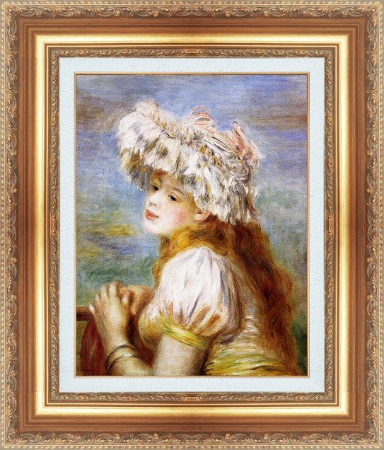 在庫高品質 ヤフオク! - 絵画 複製名画 額縁付 ピエール・オーギュスト