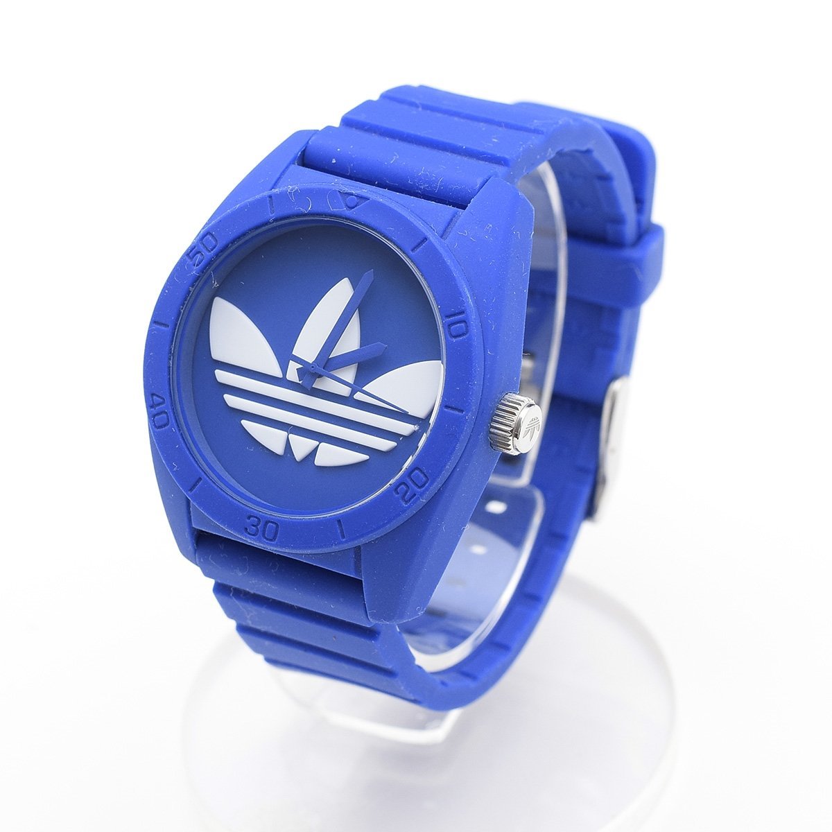 ◆479180 adidas アディダス QZ クォーツ腕時計 SANTIAGO ADH6169 サイズ42mm サンティアゴ メンズ ブルー_画像1