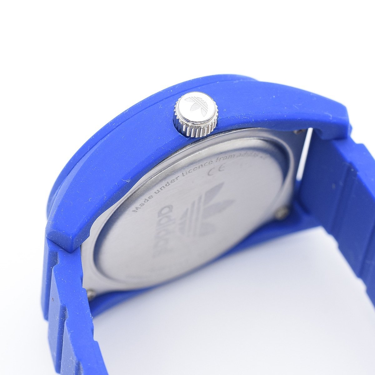 ◆479180 adidas アディダス QZ クォーツ腕時計 SANTIAGO ADH6169 サイズ42mm サンティアゴ メンズ ブルー_画像4