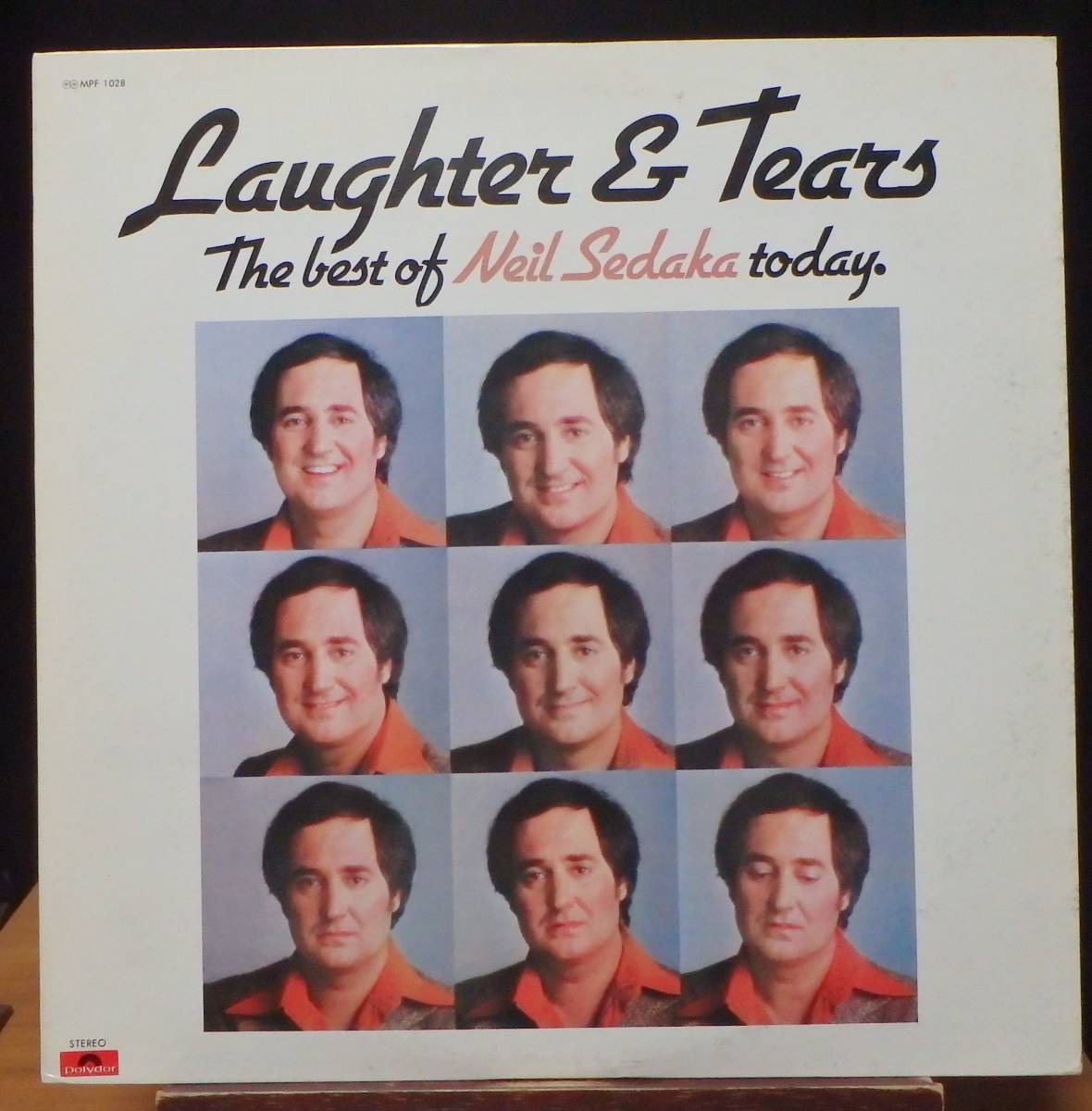 【MV083】NEIL SEDAKA「Laughter & Tears : The Best Of Neil Sedaka Today)」, 76 JPN Comp./初回盤　★ロックンロール/ポップ・ロック_画像1