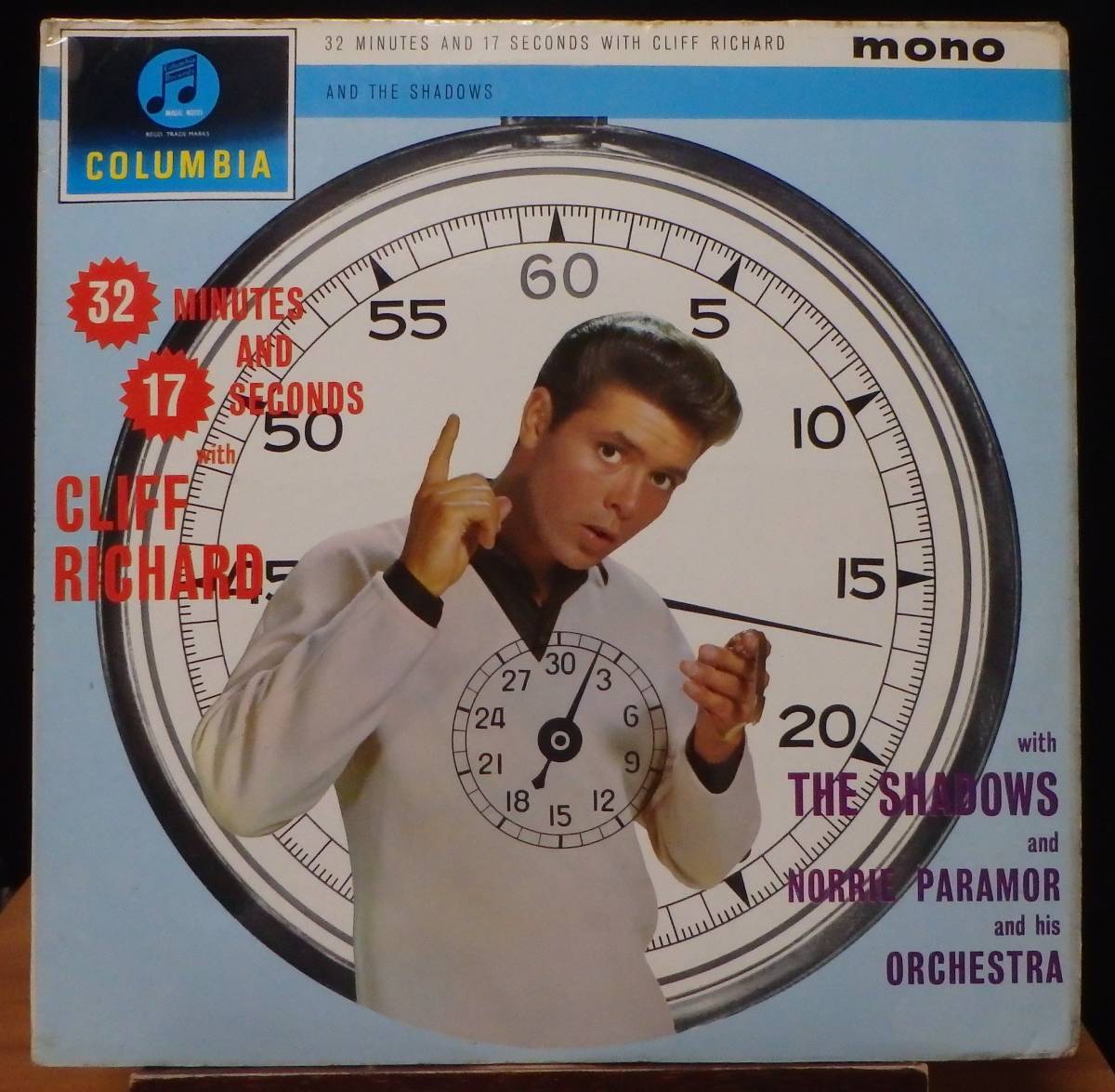 【MV027】CLIFF RICHARD And THE SHADOWS「32 Minutes And 17 Seconds With Cliff Richard」, 62 UK mono Original_画像1