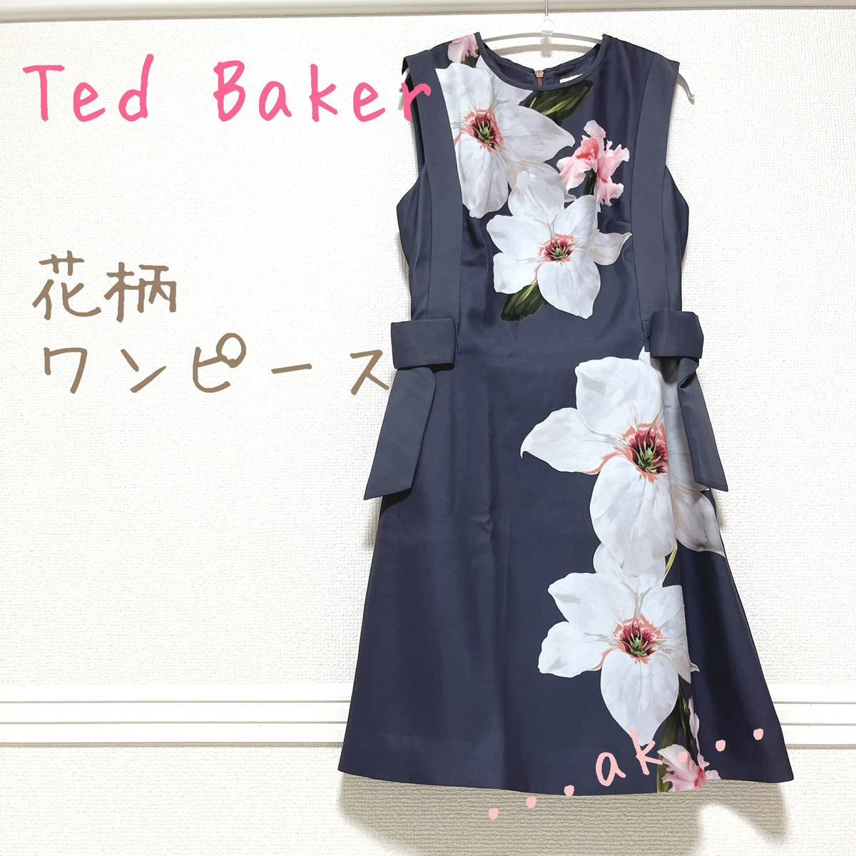 1年保証』 Ted Baker テッドベイカー テッドベーカー リボン グレー