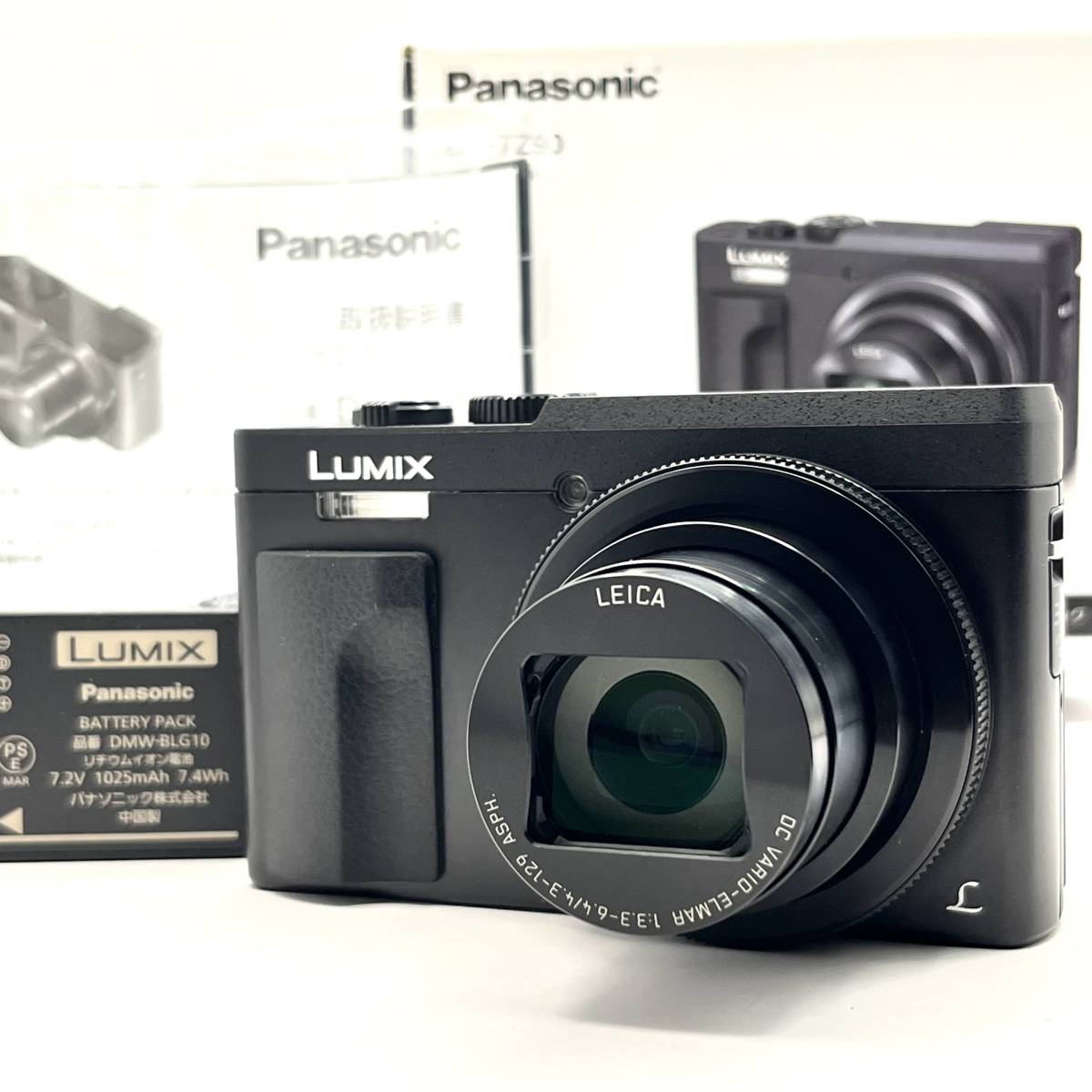 信頼】 ☆極上品☆パナソニック Panasonic LUMIX DC-TZ90 + DMW-BTC12