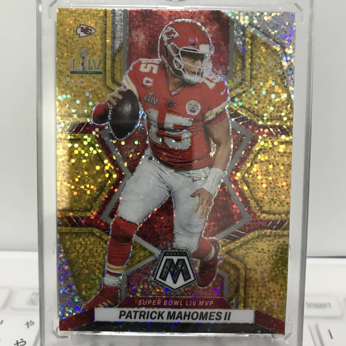NFL PATRICK MAHOMES II 2022 PANINI Mosaic FOOTBALL No.293 CHIEFS Gold Sparkle Parallel SSP PRIZM パトリック・マホームズ チーフス