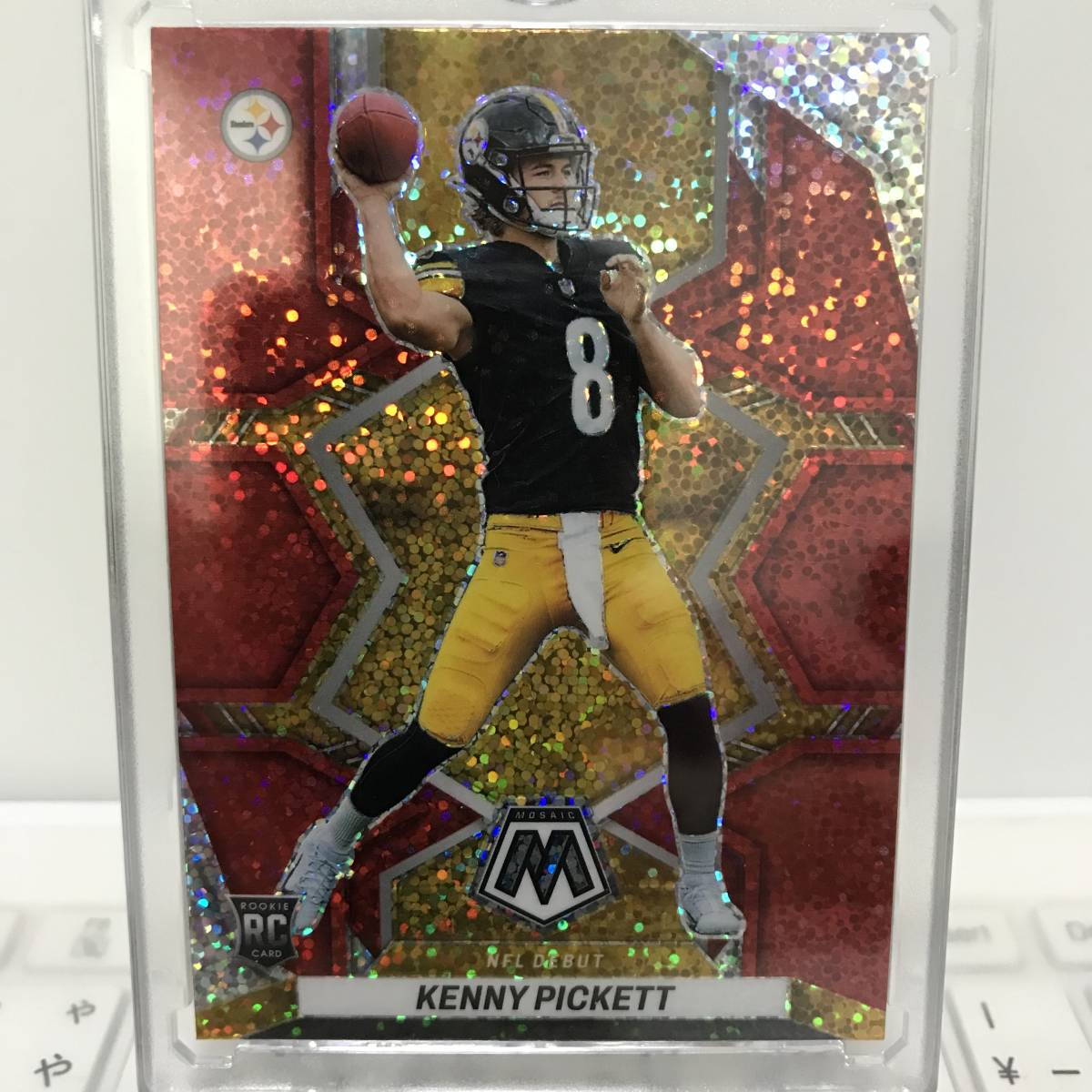 NFL KENNY PICKETT 2022 PANINI Mosaic FOOTBALL No.270 STEELERS Rookie Card Sparkle Parallel PRIZM ケニー・ピケット スティーラーズ