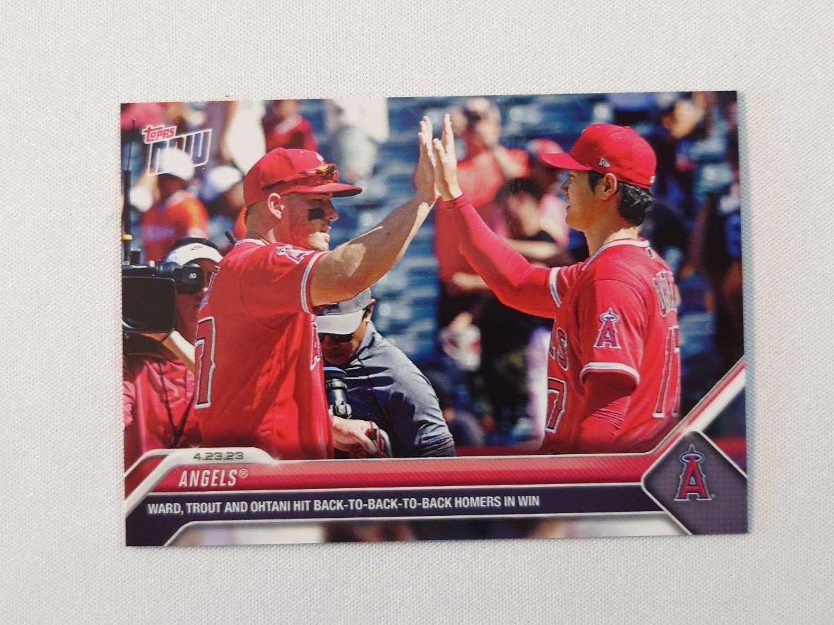 topps now card 大谷翔平 トラウト ロサンゼルス・エンゼルス#175 2023