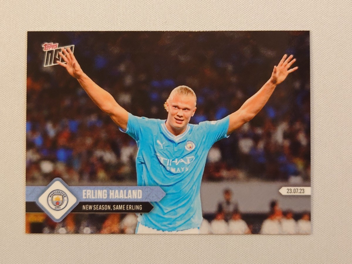 topps now card アーリング・ハーランド マンチェスター・シティ #002 2023 トップスナウ カード Erling Haland Manchester City 11