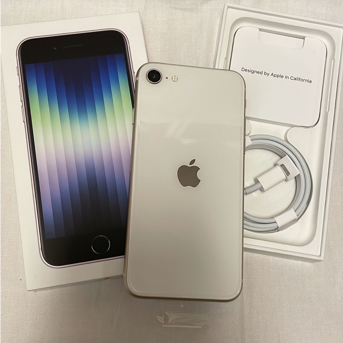 新品未使用 iPhone SE3 64G スターライト SIMフリー Apple IMEI 新品未使用 iPhone SE3 64G スターライト SIMフリー Apple IMEI